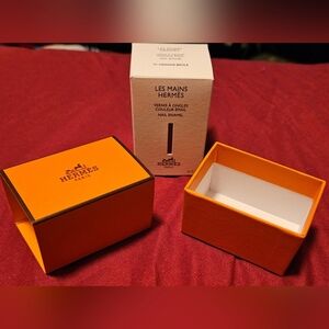 NEW Hermes Small Display Nail Polish Gift Box Slider Pull Perfume Travel Storage